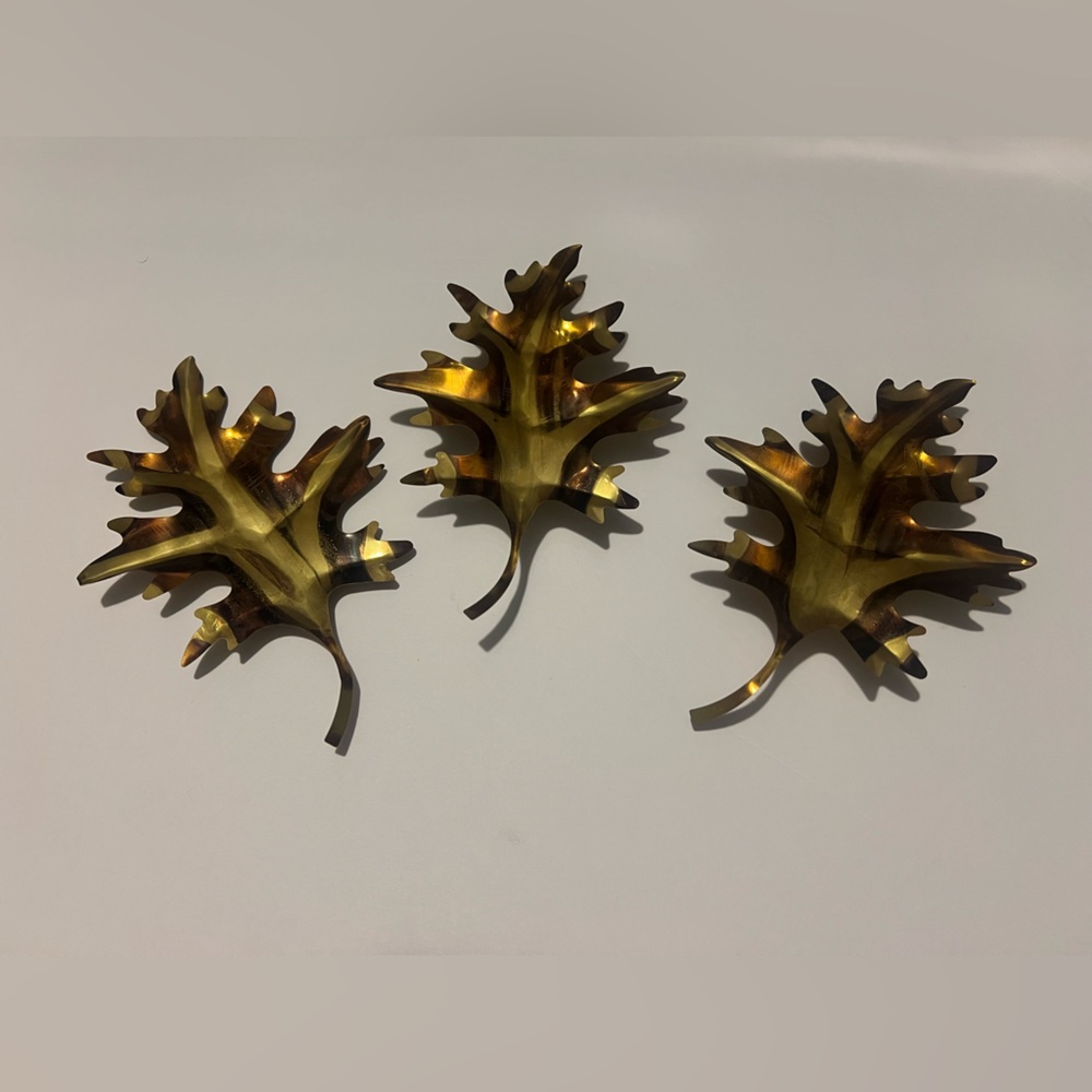 Vintage Brass Leaves